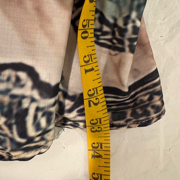 Maxi Dress Sleeveless Black with brown  & Olive details of a tree size XL - Picture 8 of 8